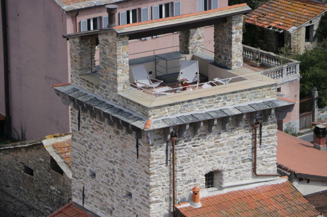 Sarazenenturm Franco Villa Dolcedo Eksteriør bilde
